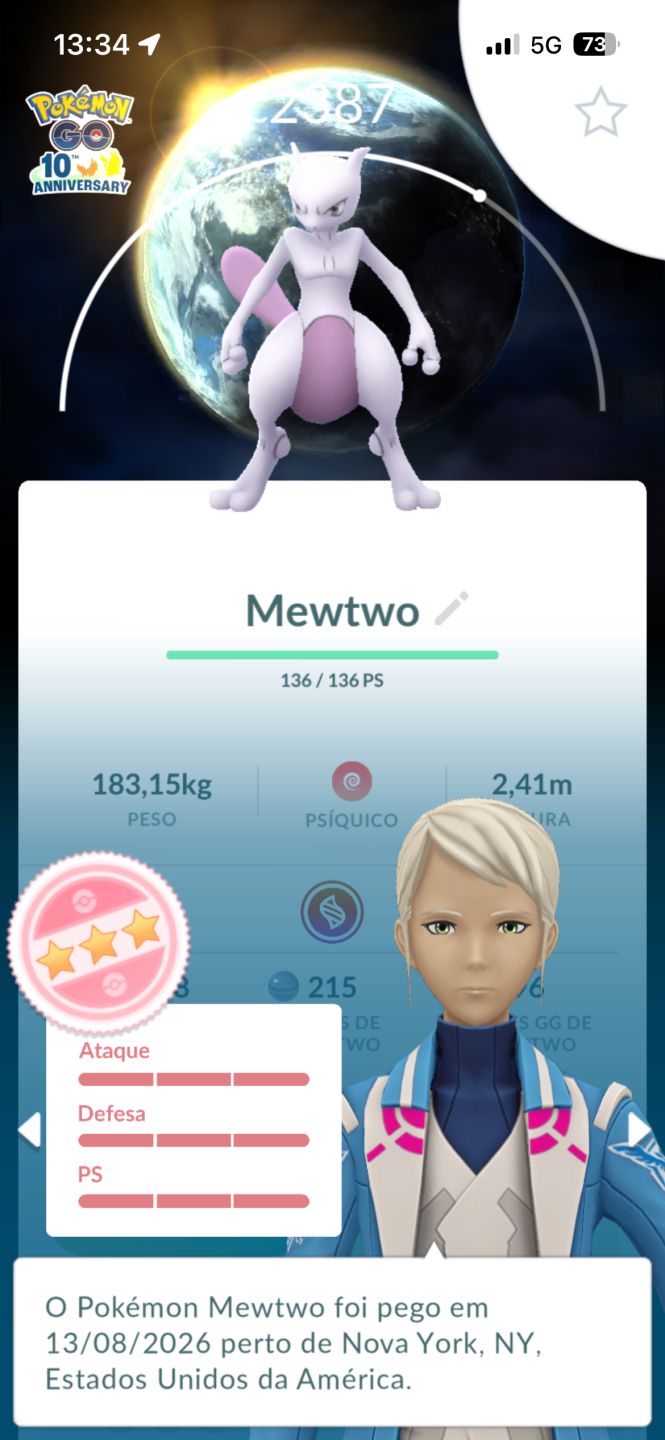CONTA POKÉMON GO COM 2 MEWTOW DE ARMADURA+122 LENDÁRIO+13COM FUNDO DE LOCALIDADE