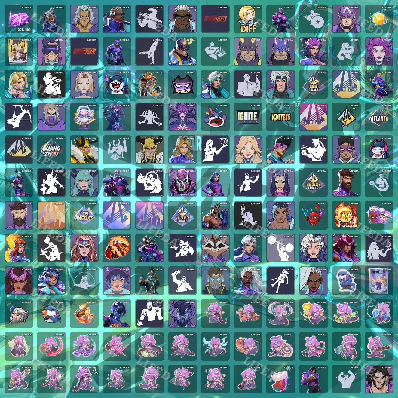 TWITCH DROPS - Marvel Rivals - 154+ ITENS / MAGNETO + TODAS AS SKINS POSSIVEIS