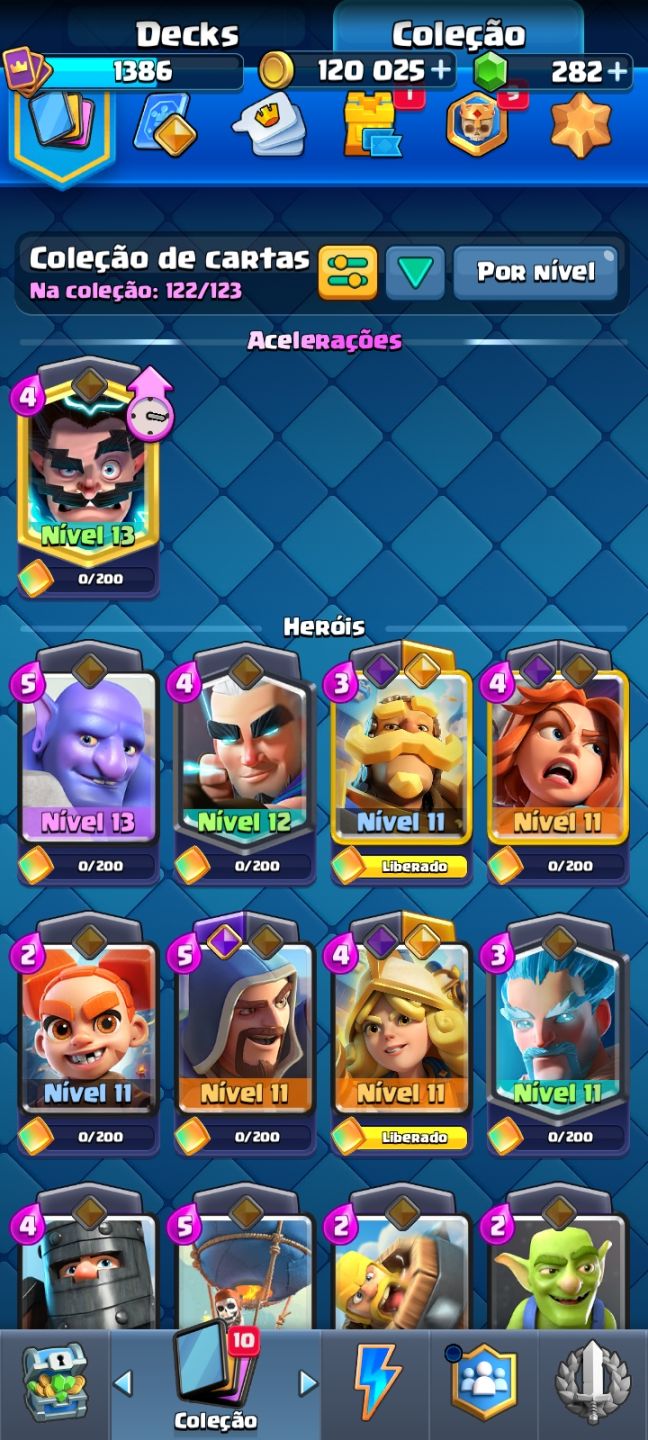 CONTA BRAWL STARS + CLASH ROYALE | 35K TROFÉUS + 15/16 PRESTÍGIOS