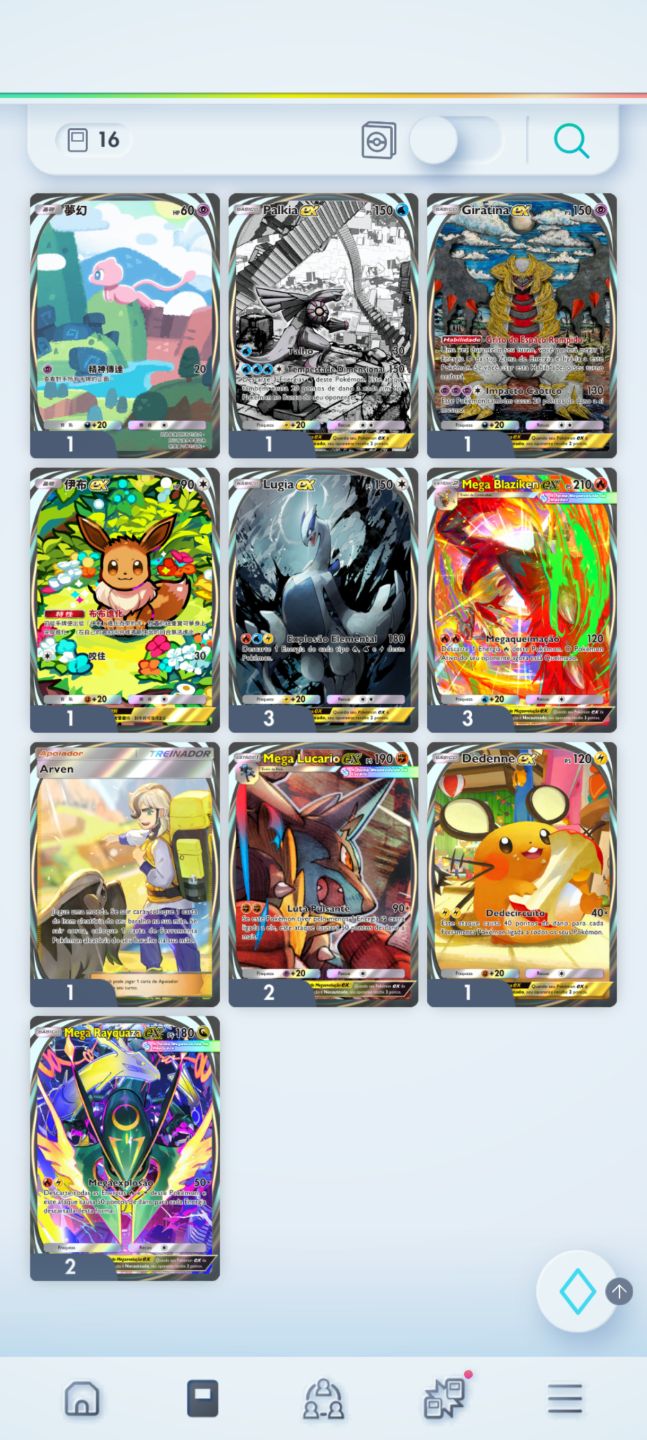 PROMOÇÃO Conta Pokémon TCG com 7 cartas douradas e mto mais, confira fotos!