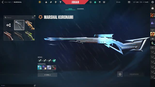 CONTA VALORANT EX IMORTAL VARIAS SKINS