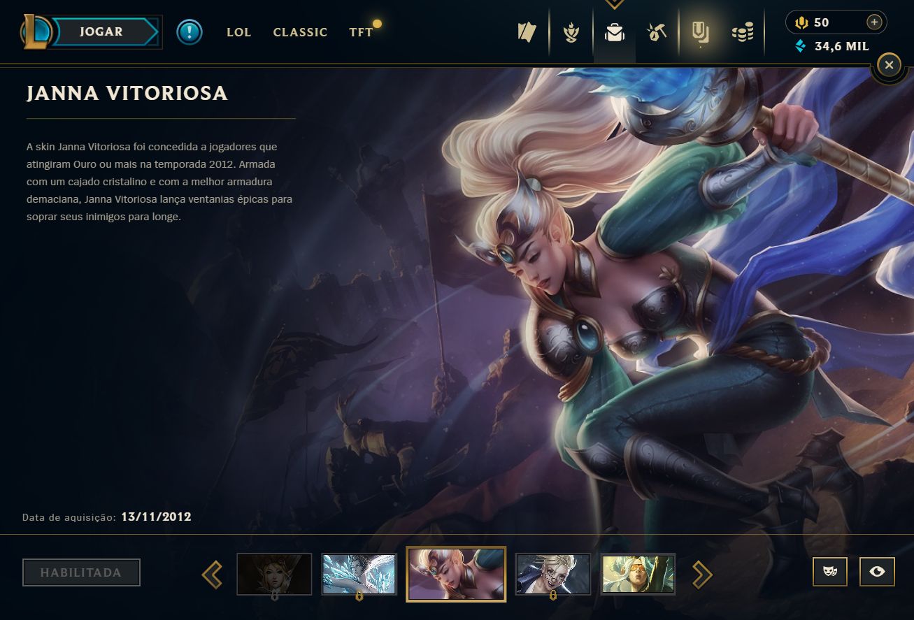 CONTA ÚNICA NO SERVER BR! KAYLE JUÍZA - RAMMUS REI - ELISE/JANNA VITORIOSA