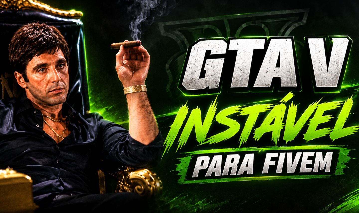GTA V INSTÁVEL PARA FIVEM "STEAM"