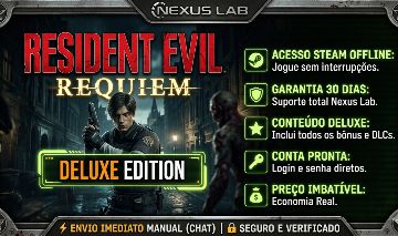 RESIDENT EVIL REQUIEM DELUXE | STEAM OFFLINE | SUPORTE 30 DIAS | ENVIO RÁPIDO