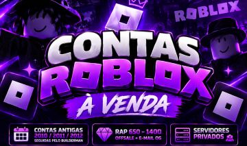 CONTAS ANTIGAS ROBLOX, 2010/2011/2012 - OFFSALES, LIMITEDS e Servidores privados