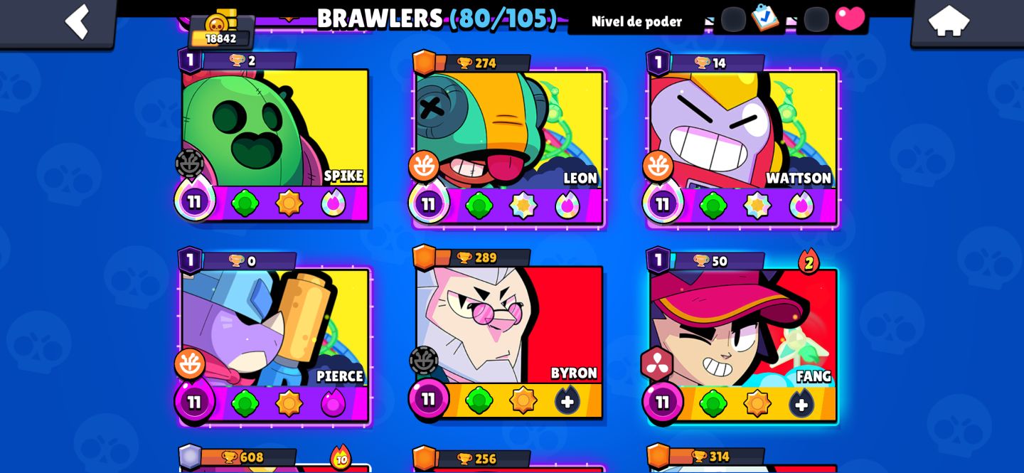 [ PROMOÇÃO ! CONTA DE BRAWL STARS 18K DE TROFÉUS | 80 BRAWLERS]