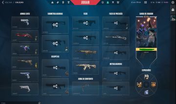 PRA LOGO! Conta Valorant Com Skin De Faca, Vandal, Phantom, Outlaw, Sheriff!!!