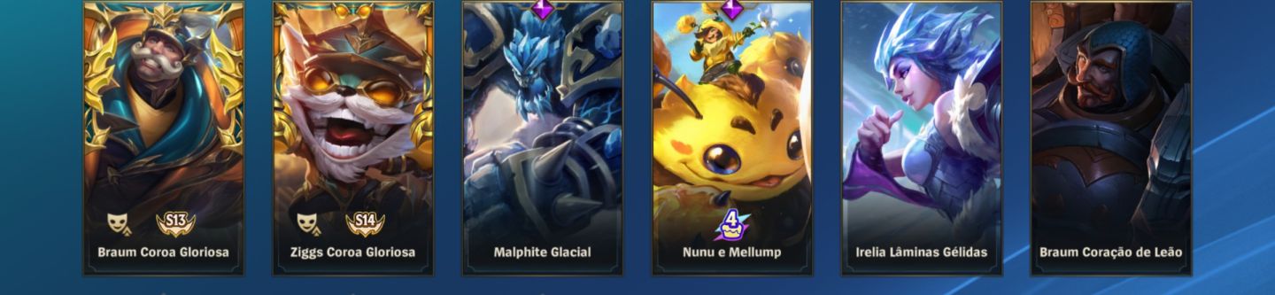 CONTA Wild rift- grão mestre todos os campeões e 110 skins lendárias