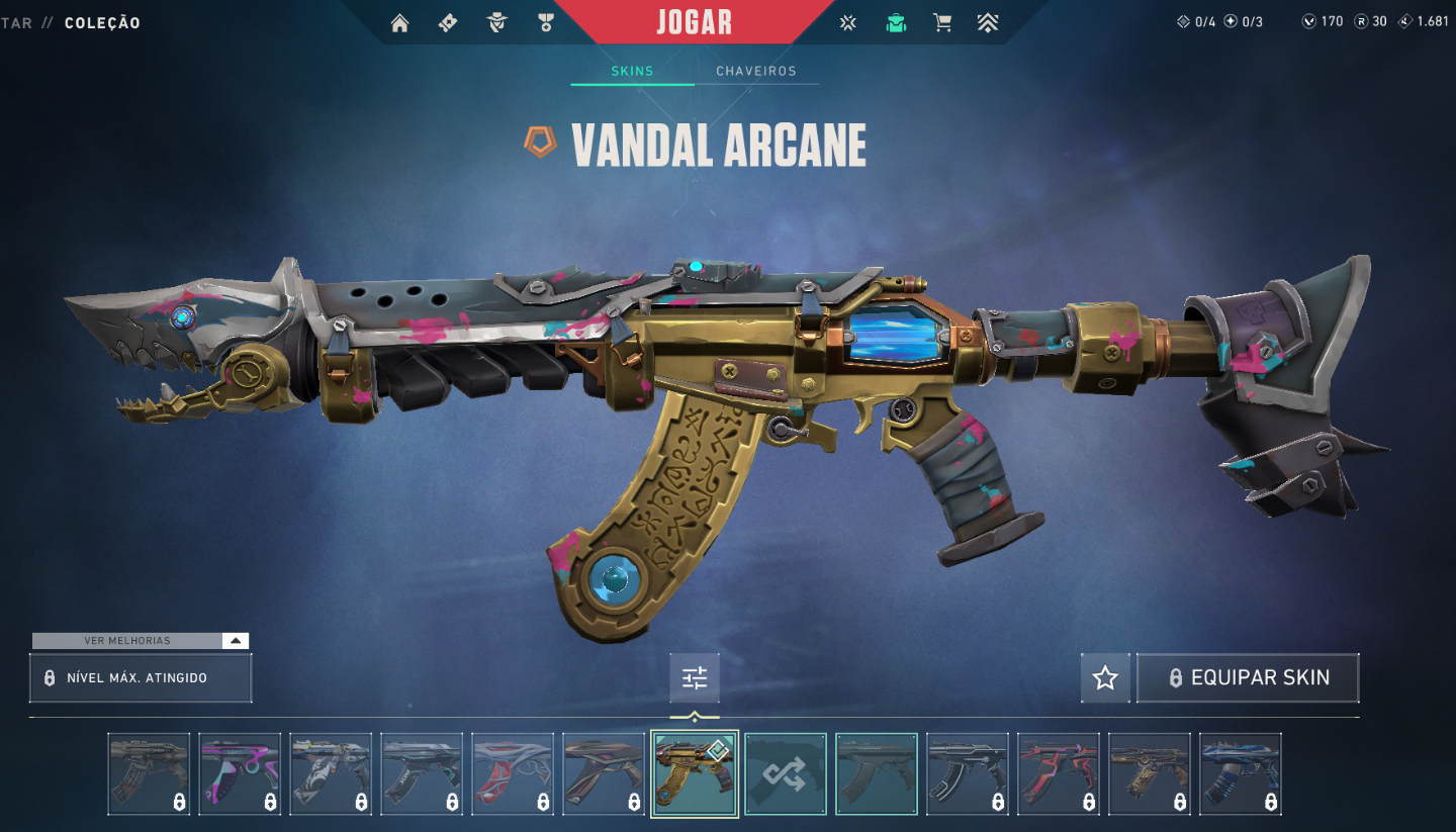 CONTAS VALORANT COM SKIN