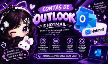 CONTA-OUTLOOK| Ip Br| QUALIDADE!