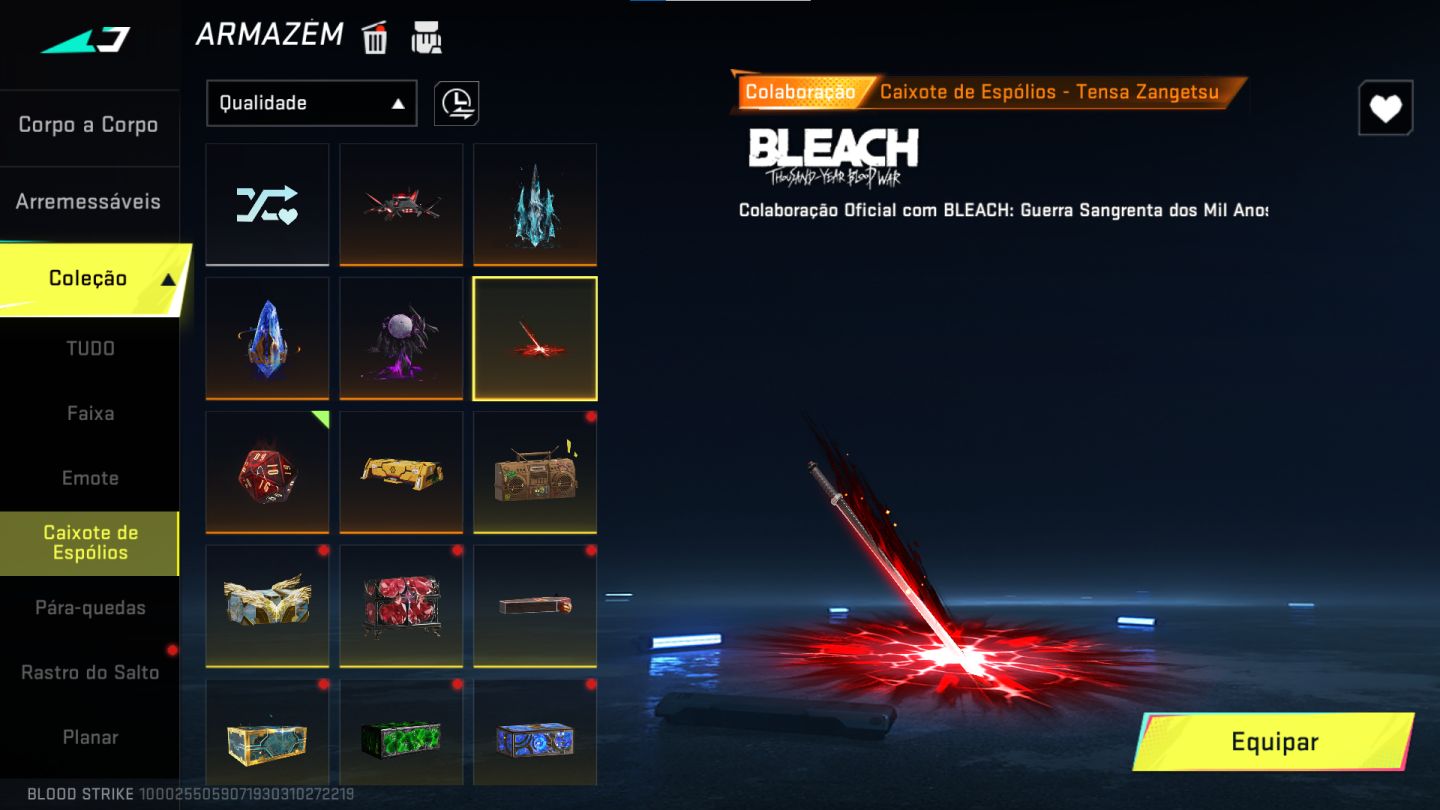 CONTA BLOOD STRIKE COM EVO, SKINS DESEJADAS E ETC