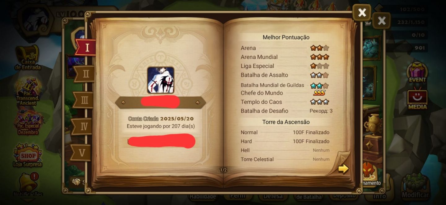 Summoners war server - 4LD 5* Gandalf de luz, Julianne, Seimei e Hanwul