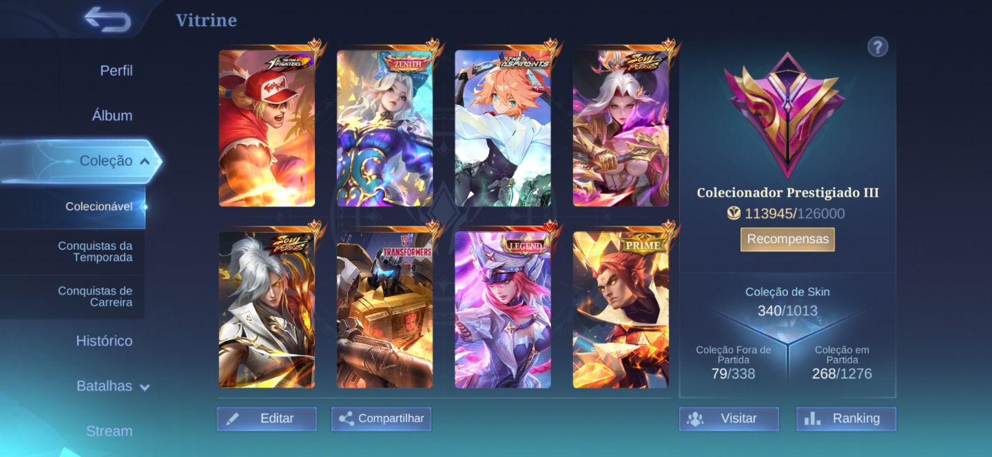 Conta mobile legend oportunidade