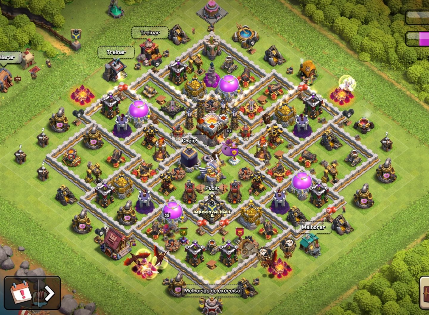 Conta clash of clans,CV 11 quase full,aceito negociar pelo valor da conta