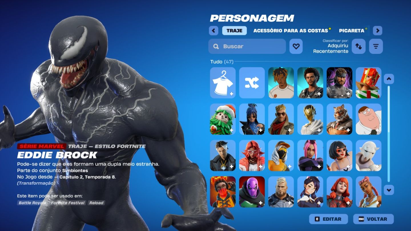 CONTA DE FORTNITE COM 45 SKINS | Spider-Man | PROMOÇÃO!