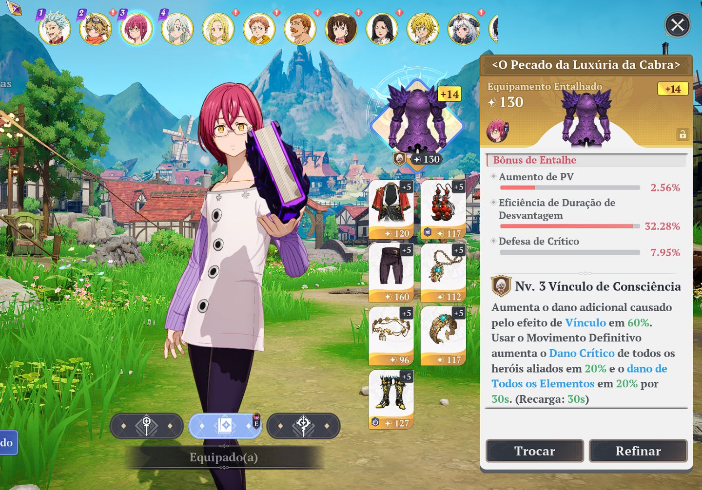 BAN P10+ GOWTHER P10 | MELIODAS P10 | 300+ PLATINAS | 90 PULLS | ENDGAME