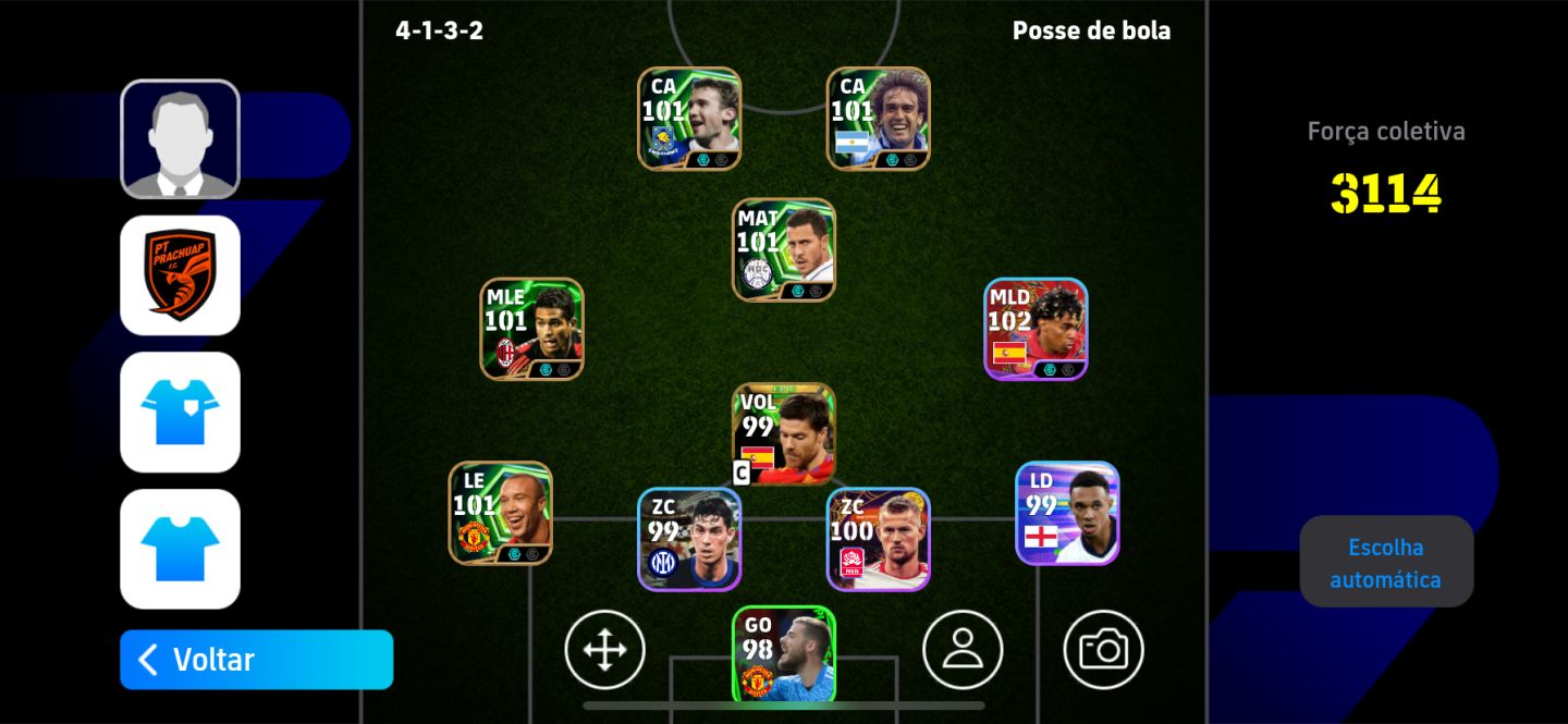 Conta eFootball Top | Muitos Itens Exclusivos