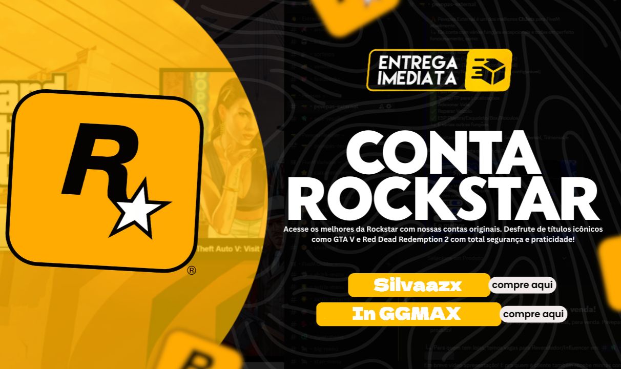 Conta Rockstar Para FIVEM Licenciada [ENTREGA AUTOMATICA + BRINDE]