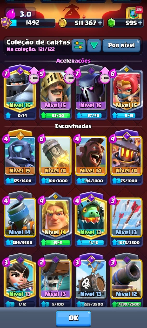 Clash Royale 8 Anos | Conta Endgame | 16 Evoluções | Rei 15 | Arena 26