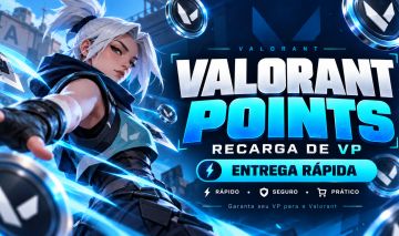 [PROMOÇÃO 220 R$ 9K VPS] GIFT CARD VALORANT POINTS (VP) MELHOR PREÇO!!!