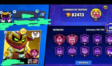 Conta de Brawl stars com 82 k + conta de Clash Royale 10k no precinho