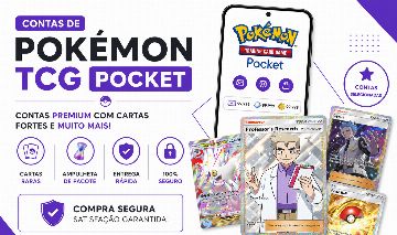 CONTAS REROLL Pokémon TCG Pocket - Ampulhetas + Cartas PREMIUM
