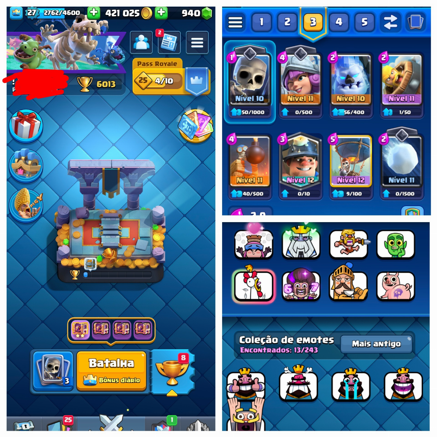 CONTAS CLASH ROYALE (85% DE DESCONTO )
