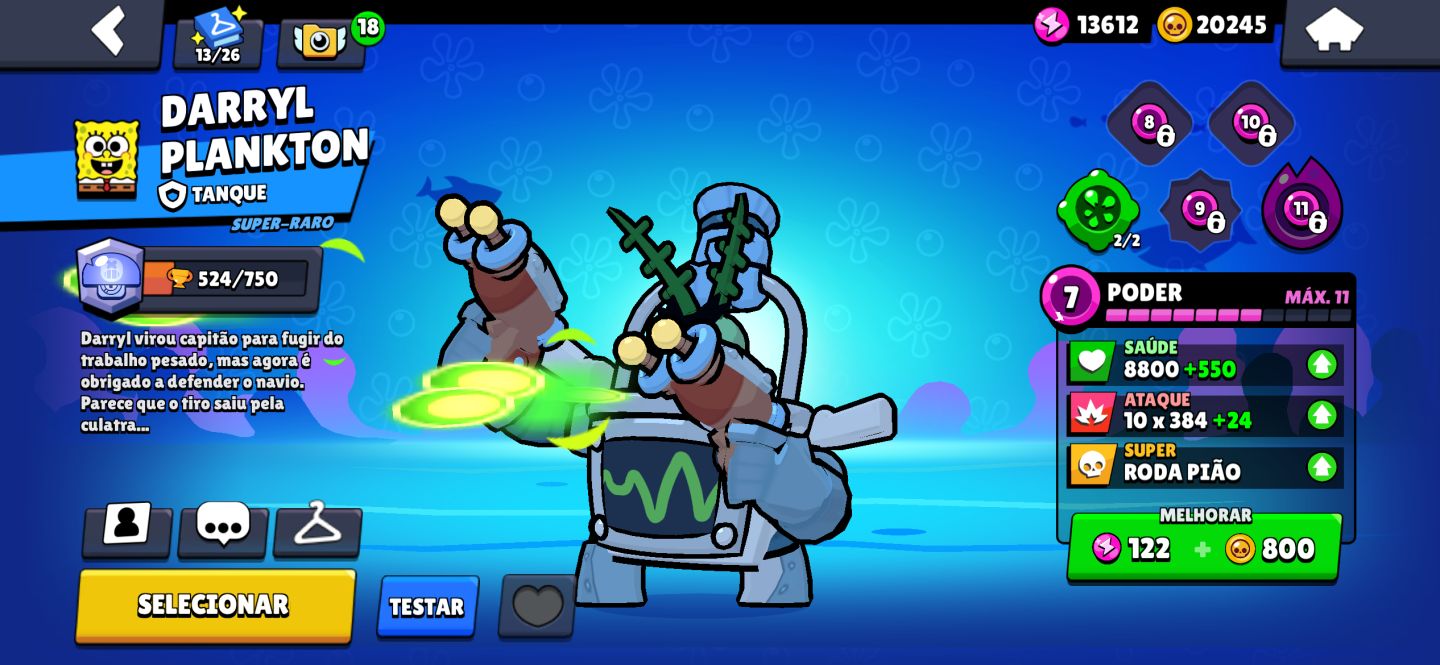 CONTA DE BRAWL STARS RARA (2019)
