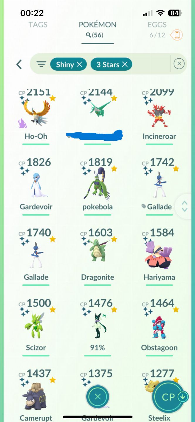 Conta Pokémon GO Level 48 Alteração de Nick Disponível