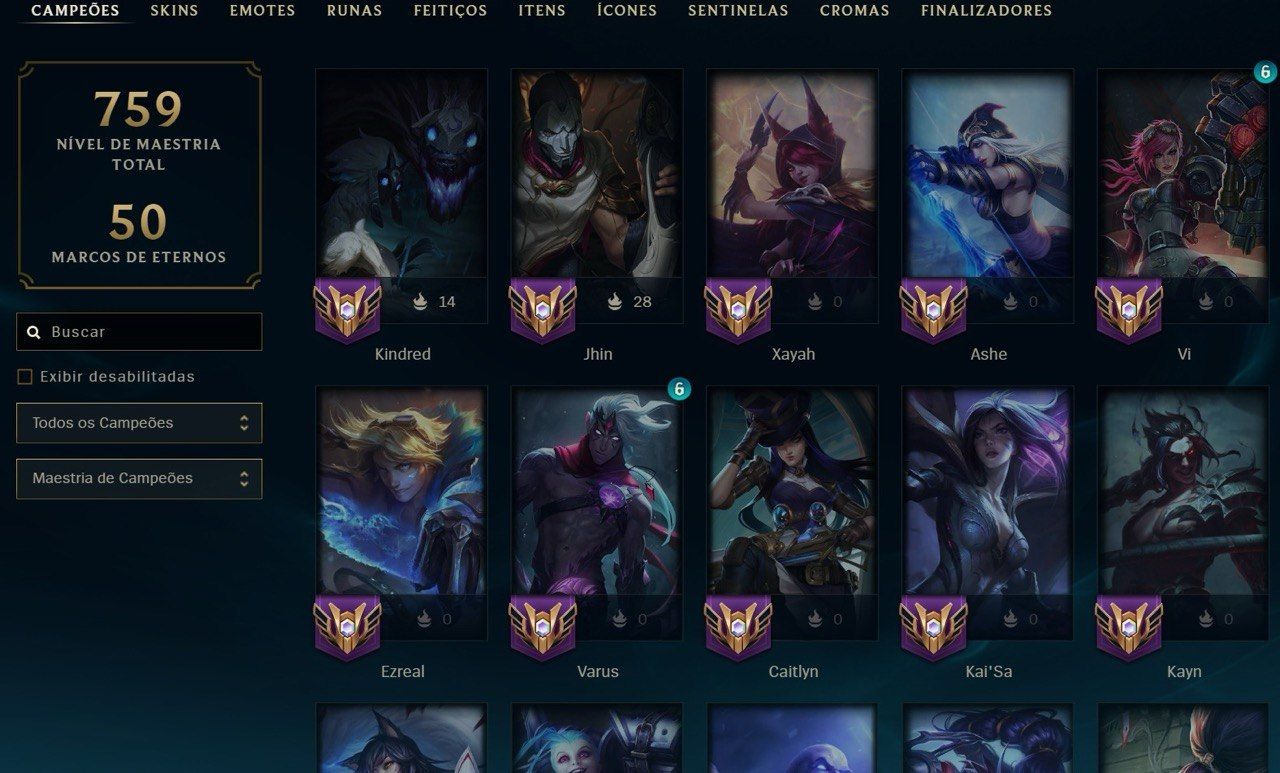 Conta Lvl 564, unico dono, 338 skins (negociável)
