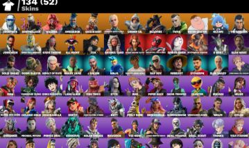 CONTA FORTNITE FULL TRYHARD 134 SKINS + CAMP LIBERADO + SEGURA + PROMOÇÃO!