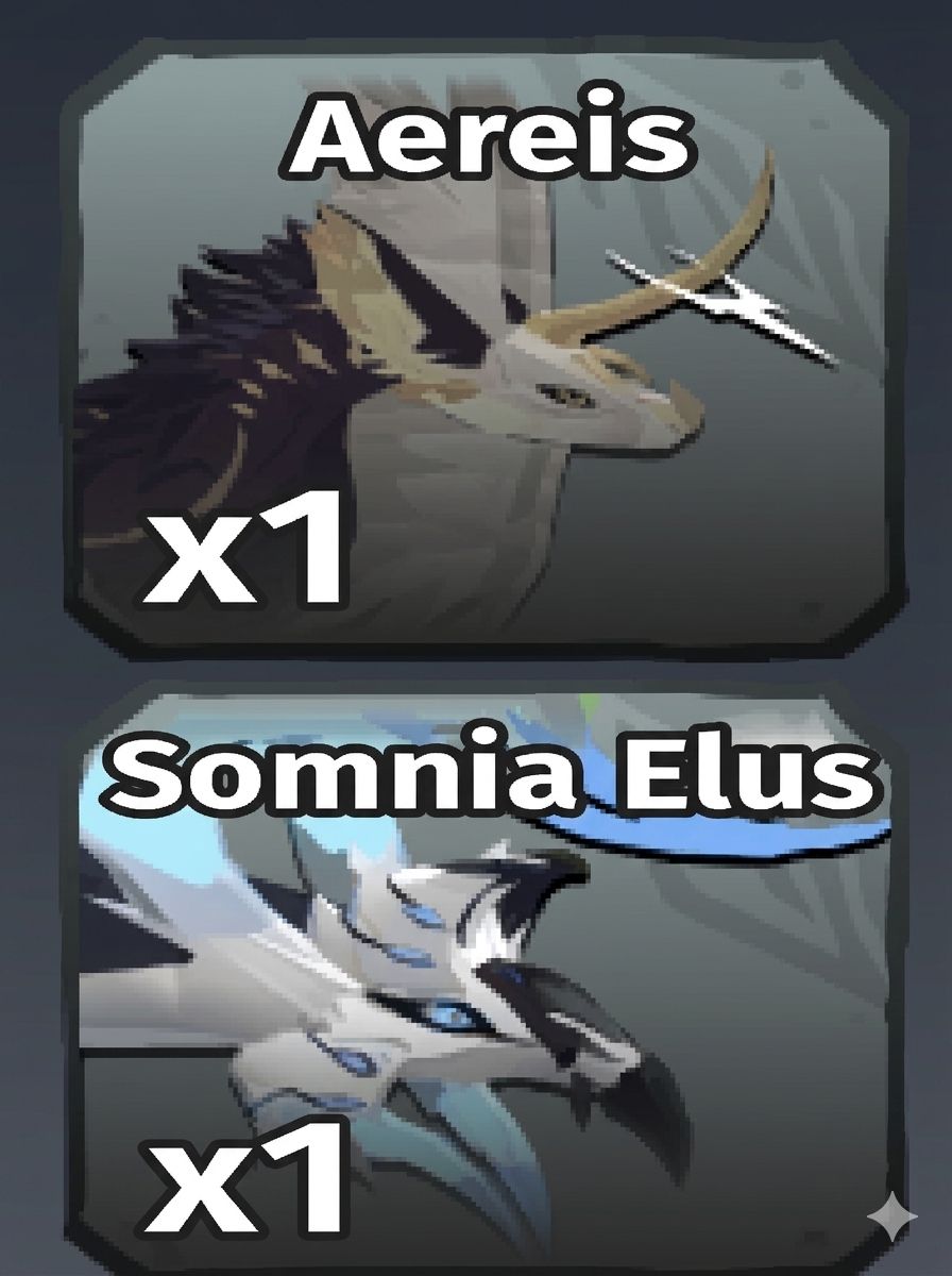 CONTA Criaturas Exclusivas de Criador (CC) Aereis e Somnia Elus (Species) Cos