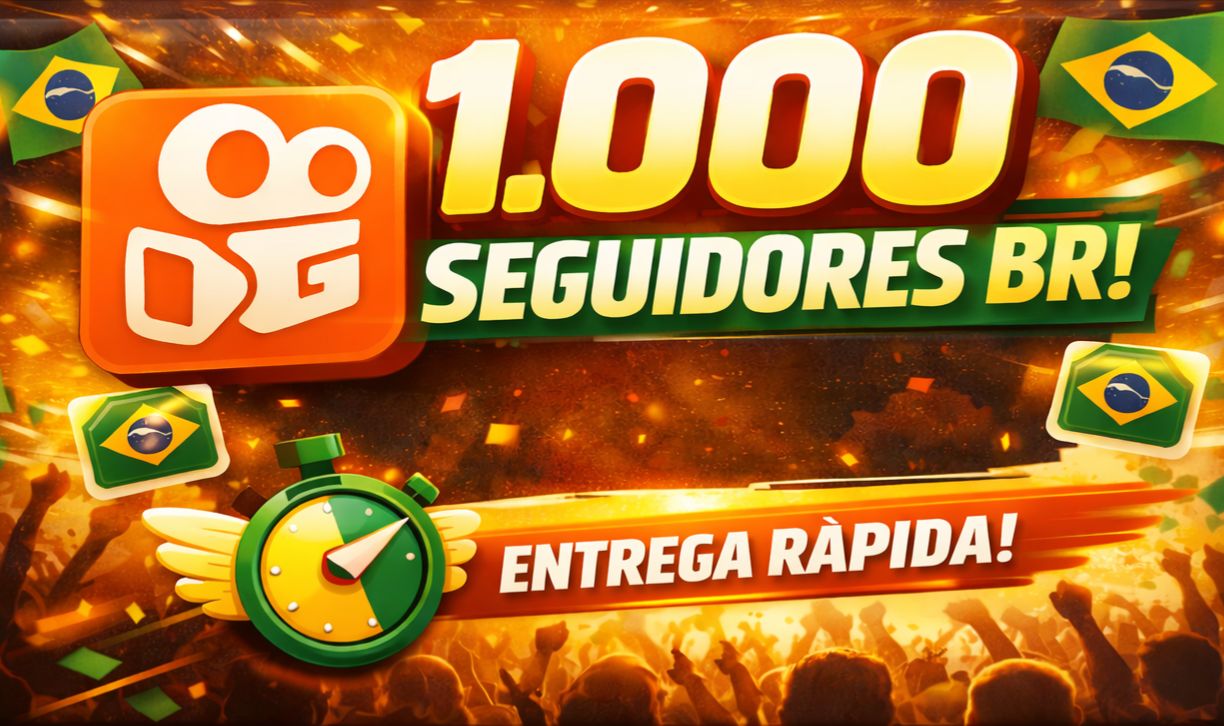 [MENOR PREÇO] SEGUIDORES BR DE KWAI