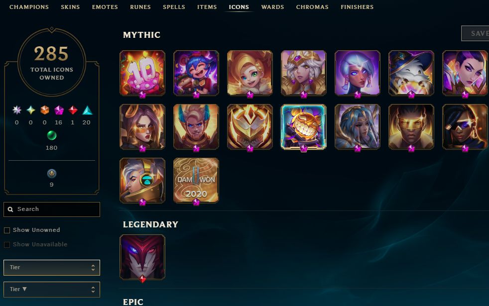 1131 SKINS, 71 CHROMAS - CONTA DE LEAGUE OF LEGENDS