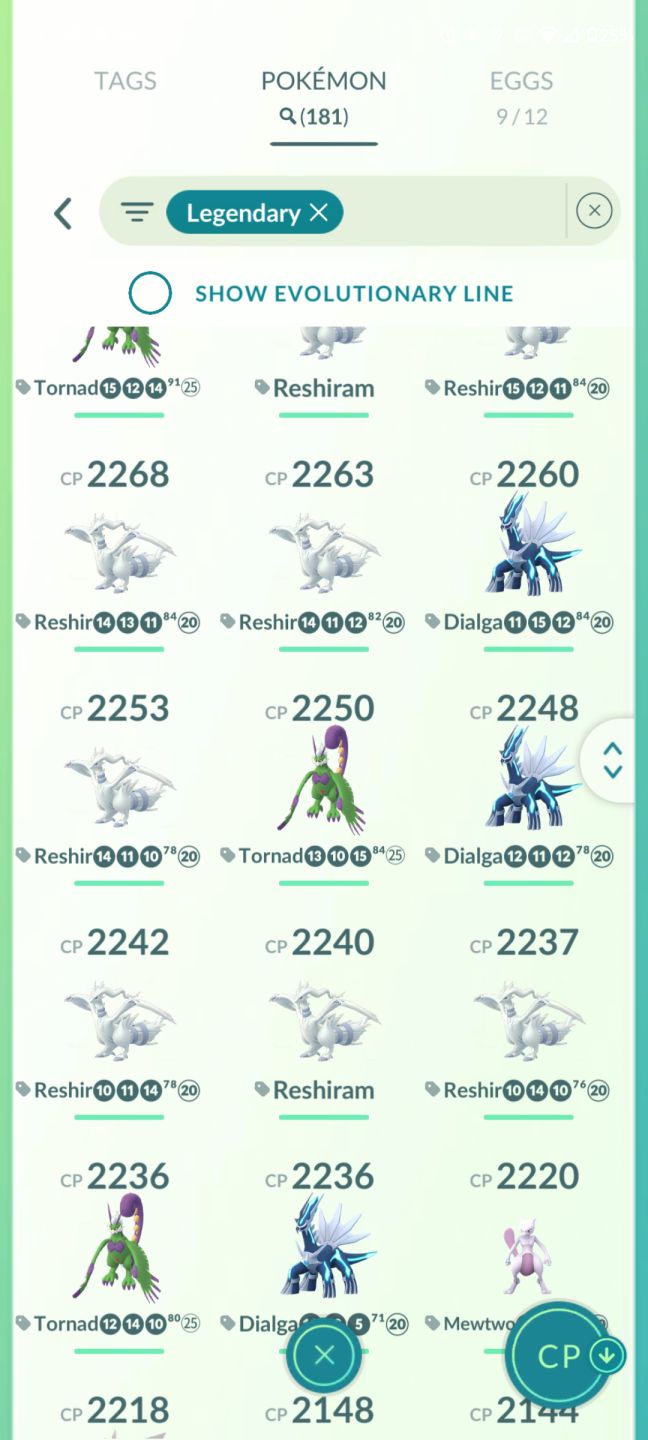 Conta de 2019 Pokemon go, recheada de lendario!