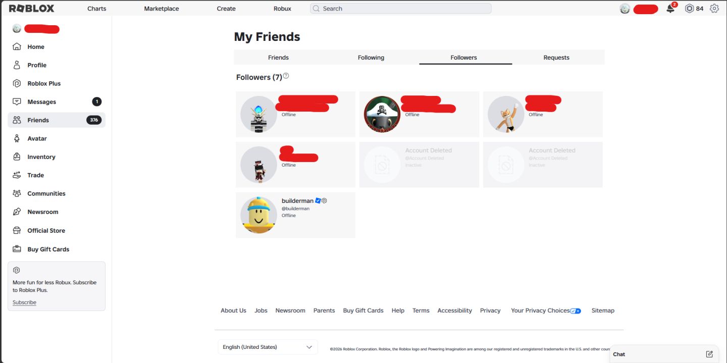 Roblox 2010 | Korblox + Golden Headphones | +45k Robux Gastos | Conta Antiga.