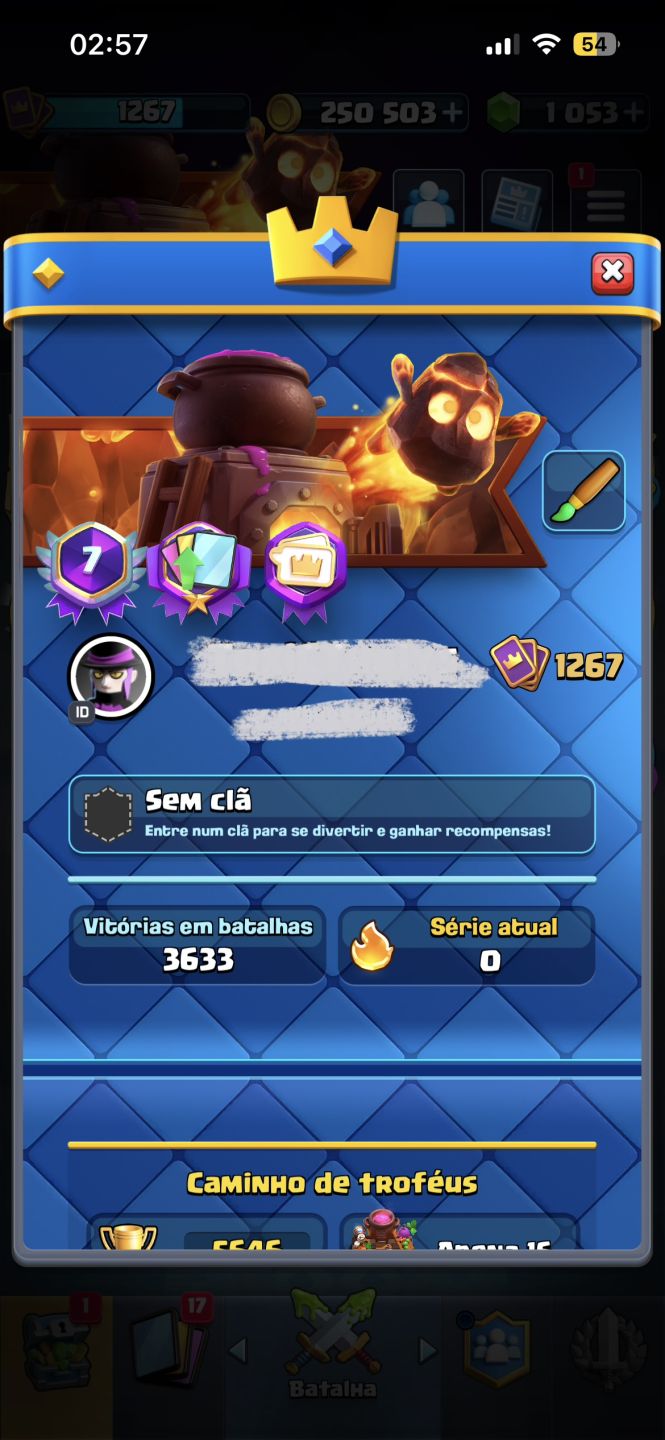 (Aceito oferta)Conta perfeita supercel brawl stars e Clash of royale upados!!!