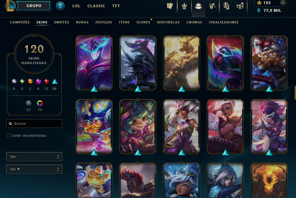Conta Lol /Full Acesso / Diamante 4 (SKIN PRESTÍGIO TALON / GACHA MÍTICO DARIUS)