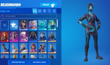 Conta de fortinite com mts skins da temp 4 season 1 e picaretas e danças raras