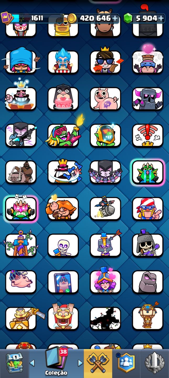 CONTA CLASH 4500K GEMAS 13000K TROFEUS
