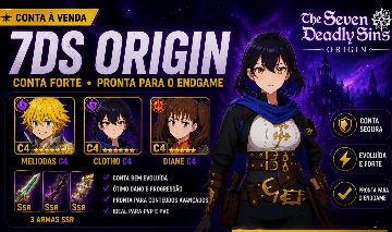 Conta Clotho 7DS [THE SEVEN DEADLY SINS: ORIGIN]