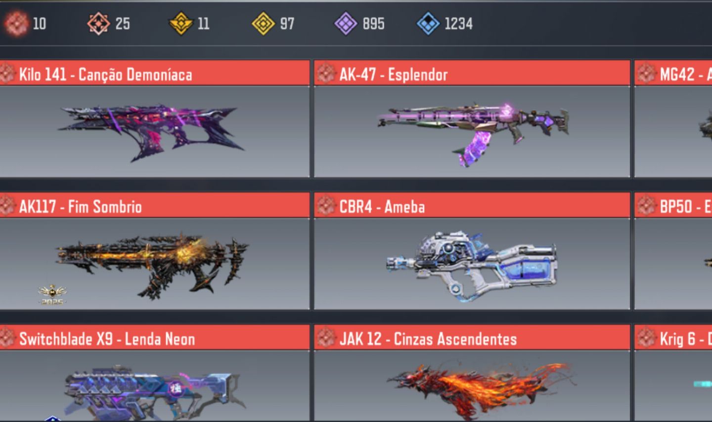 Conta de cod mobile