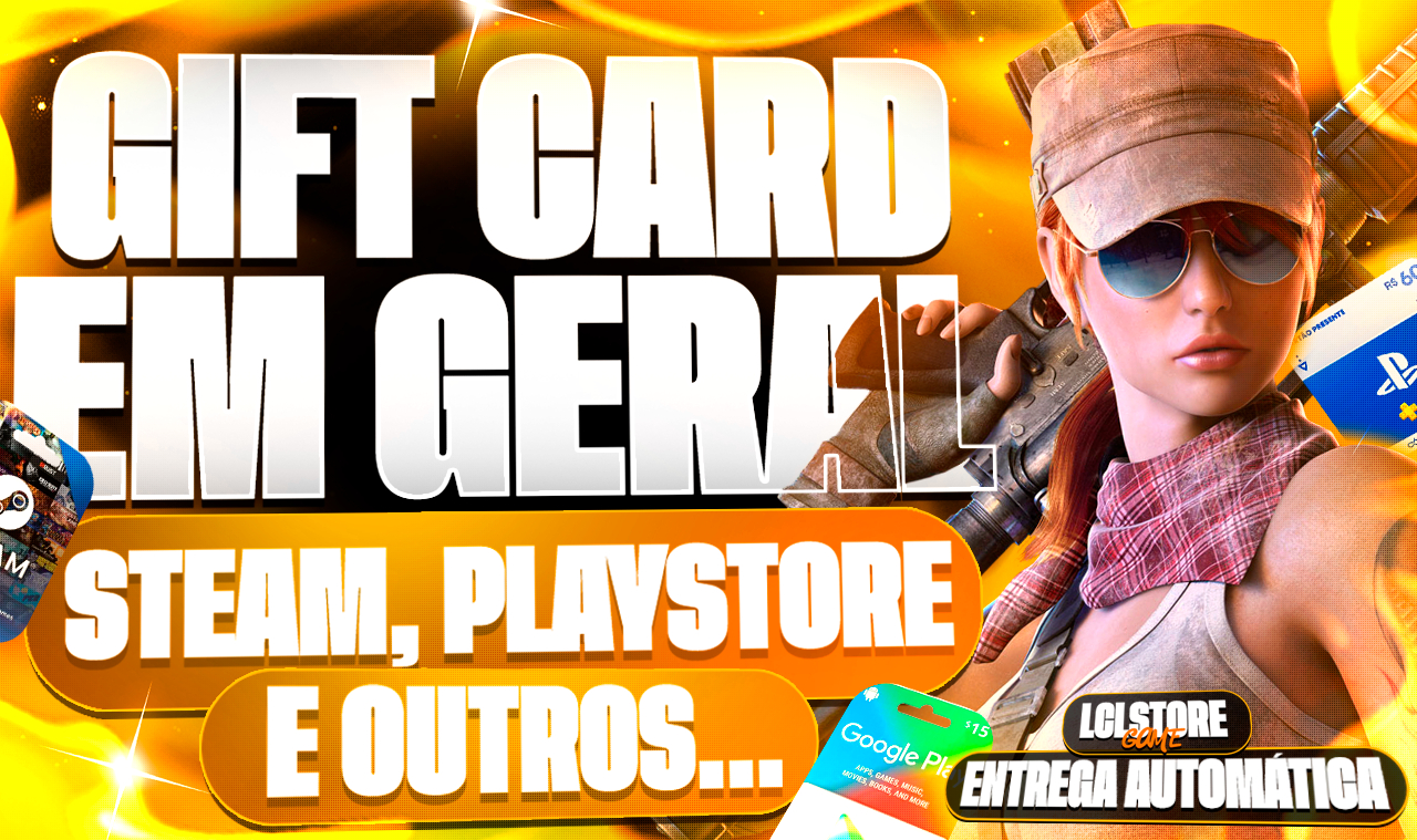 Gift Cards - Pin Digital + Entrega Automática