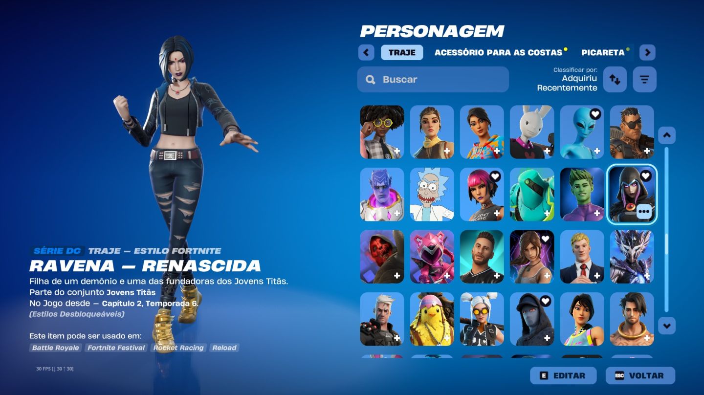 CONTA FORTNITE VARIAS SKINS FULL ACESSO