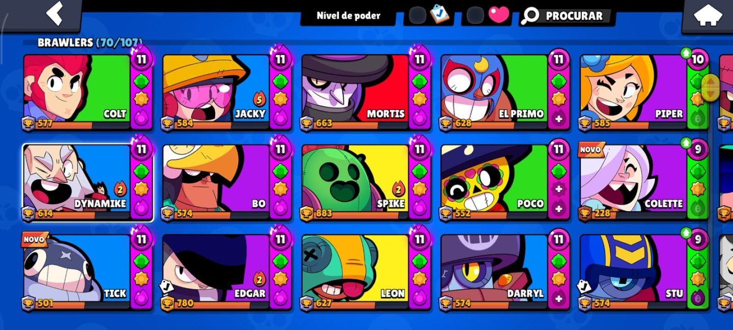 BRAWL STARS | 32K TROFÉUS | 9 HIPERCARGAS | 70 BRAWLERS