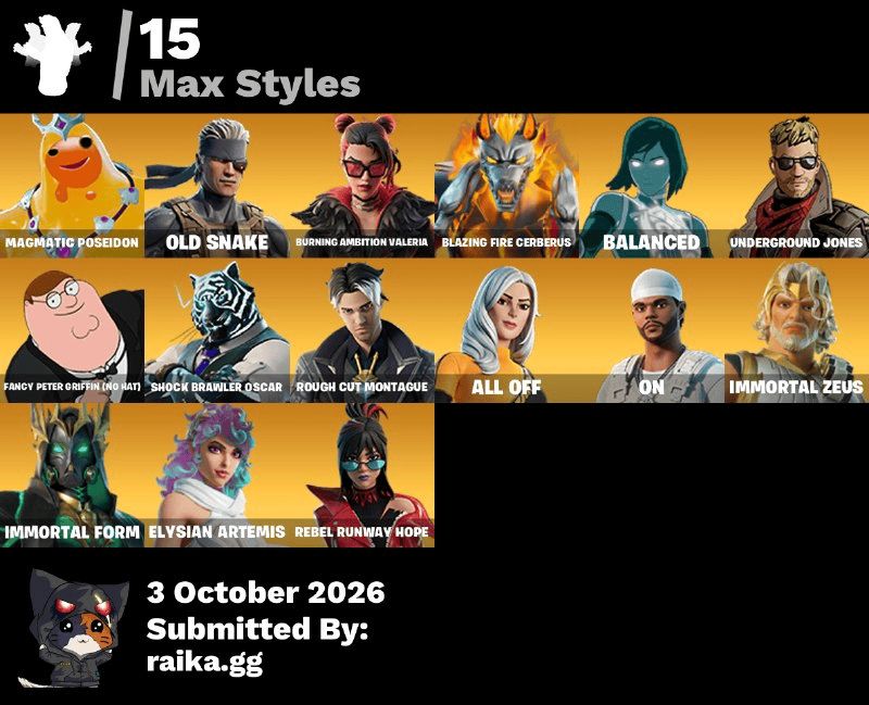 ( MENOR PREÇO! ) 20 Skins | Valeria | Peter Griffin | Hades | Zeus | Poseidon