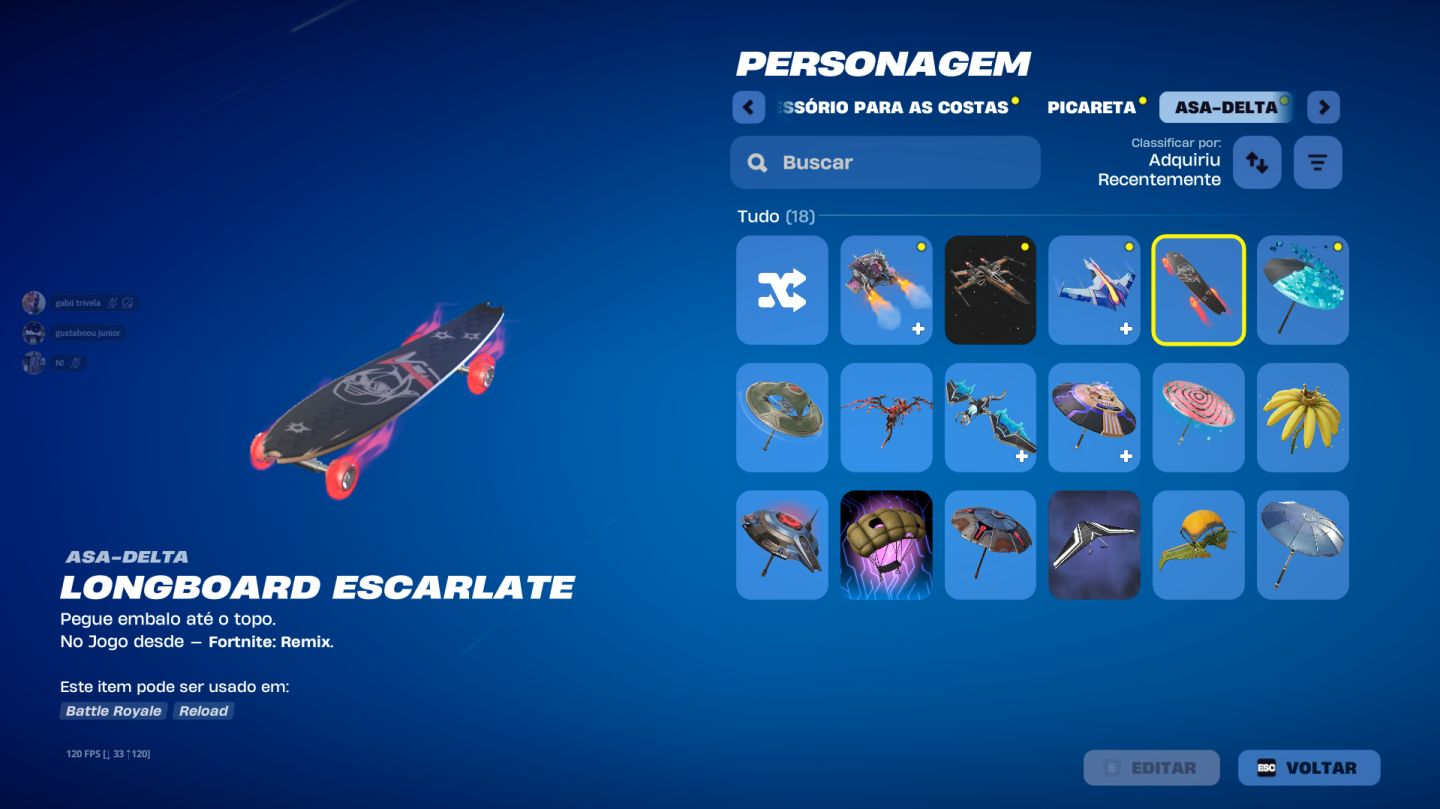 CONTA DE FORTNITE COM EMINEM, LEWIS HAMILTON ETC.