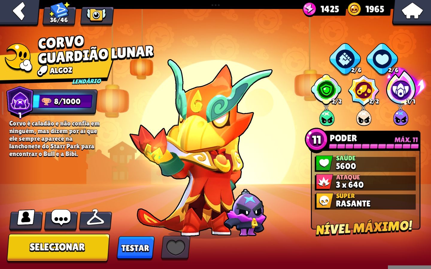 Conta Brawl Stars 194 Skins