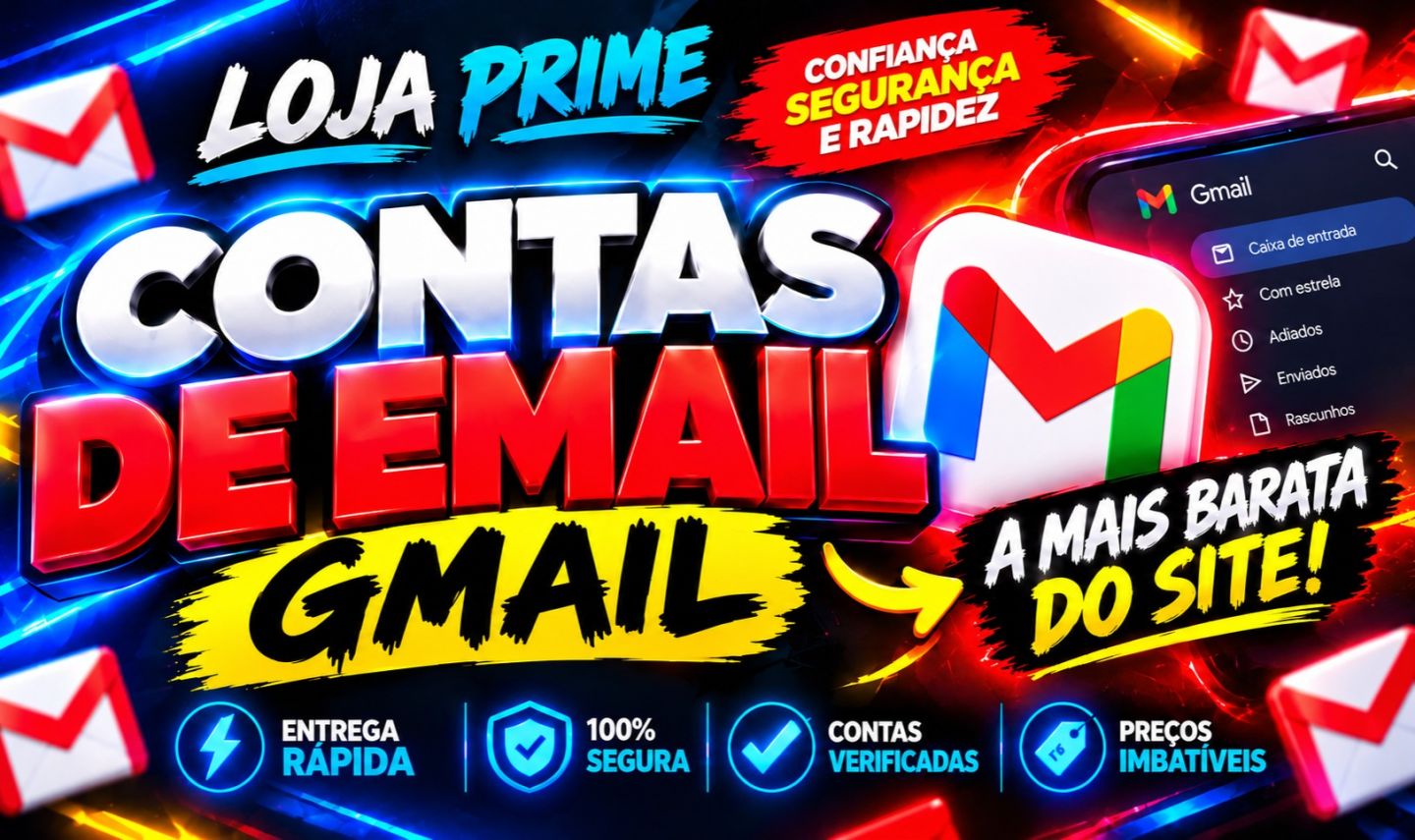 CONTAS GMAIL NOVAS E ANTIGAS | ENTREGA AUTOMATICA | MAIS BARATA DO SITE