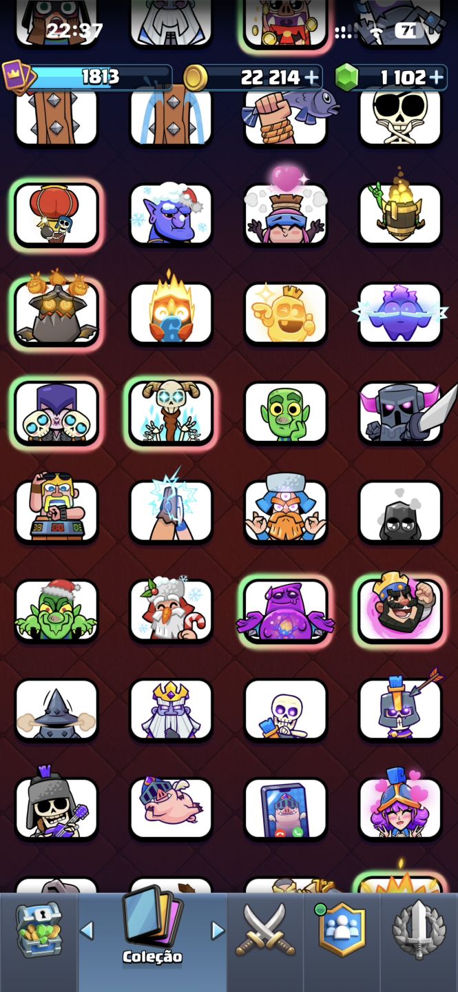 Conta antiga do clash royale (8 anos)